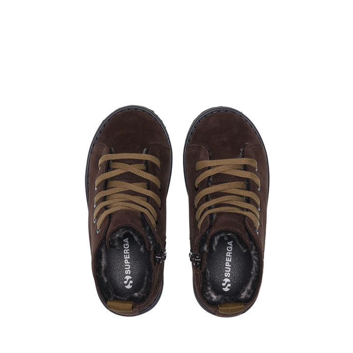 3008 KIDS LACE-UP BOOT SUEDE - Botines - Con encaje - Niño unisex - Brown Cotto-Beige Rame 4