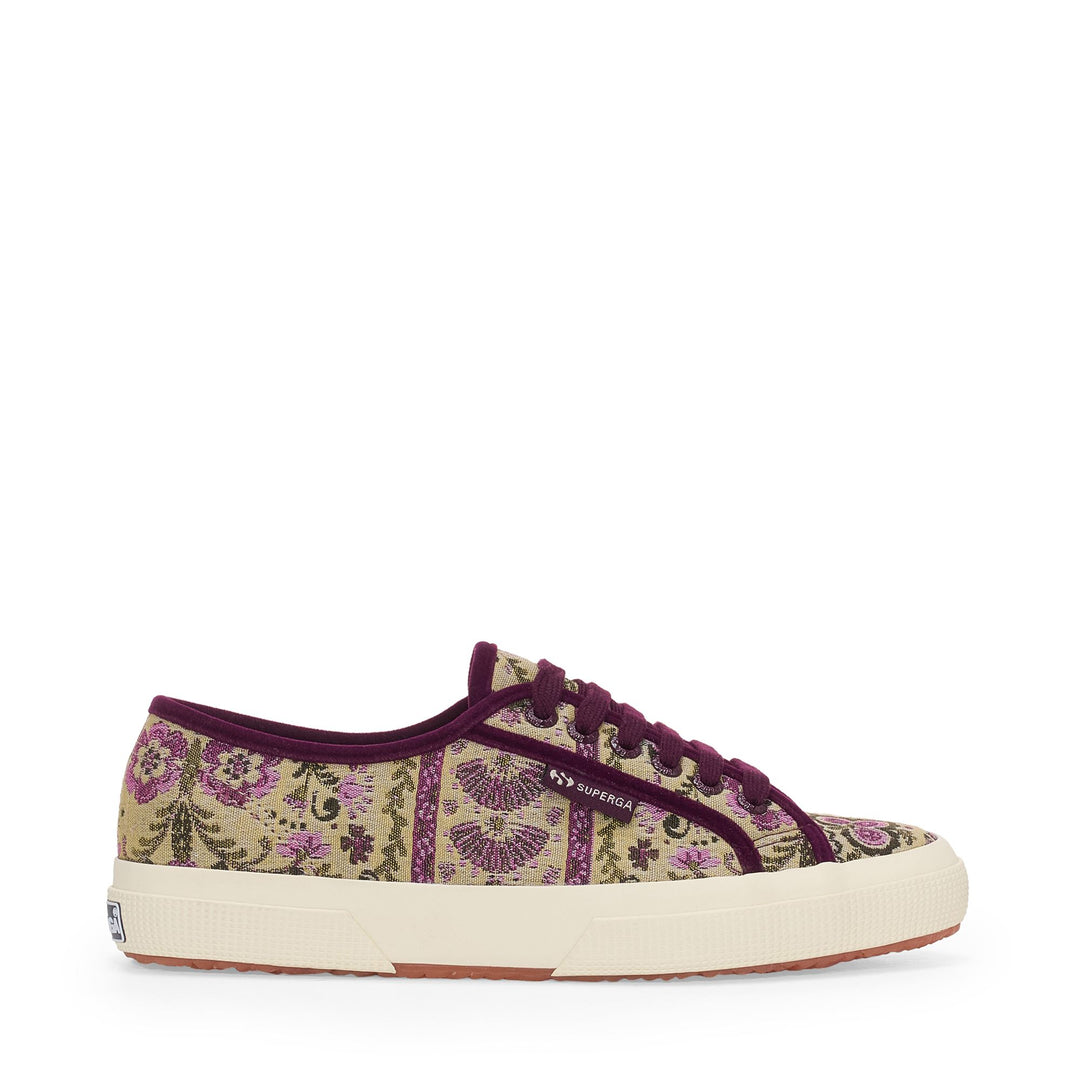 2750 TAPESTRY - Le Superga - Low Cut - Woman - Beige-Puple-Off White 01