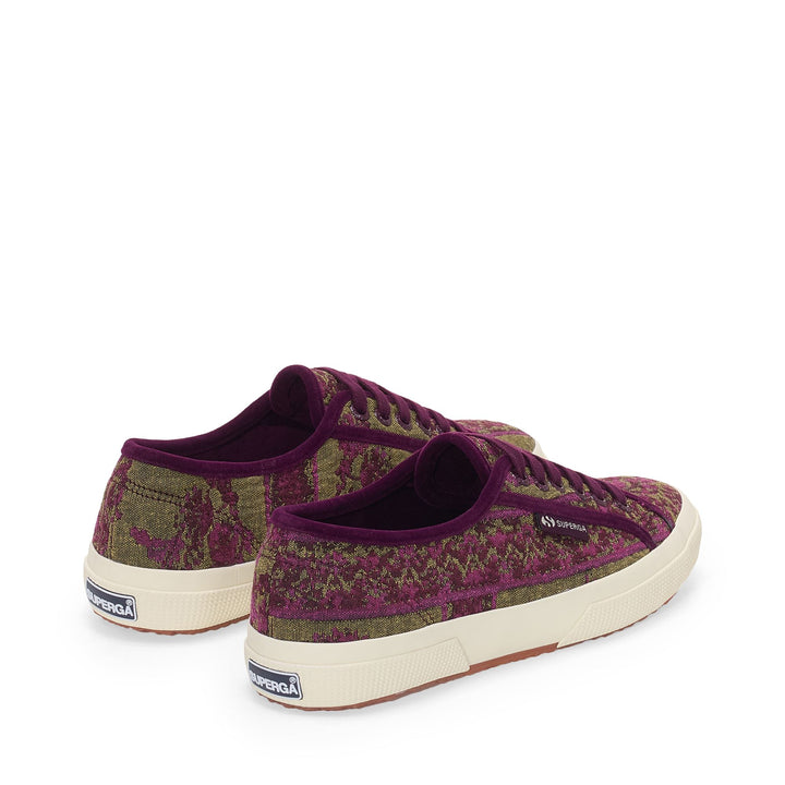 2750 TAPESTRY - Le Superga - Low Cut - Woman - Military Green-Purple-Off White 3