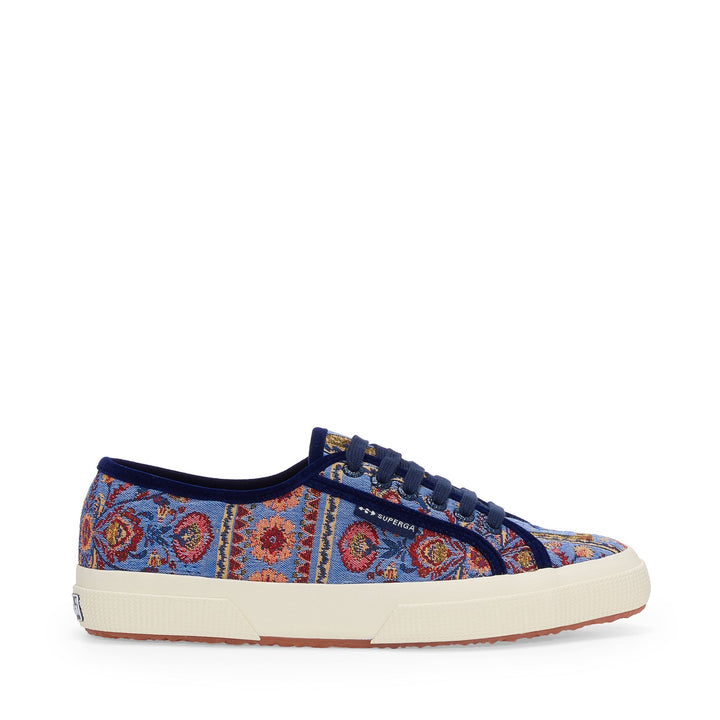 2750 TAPESTRY - Le Superga - Low Cut - Woman - Blue Avion-Beige-Red-Off White 1
