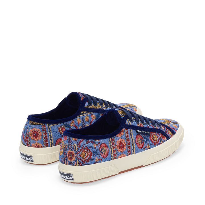 2750 TAPESTRY - Le Superga - Low Cut - Woman - Blue Avion-Beige-Red-Off White 3