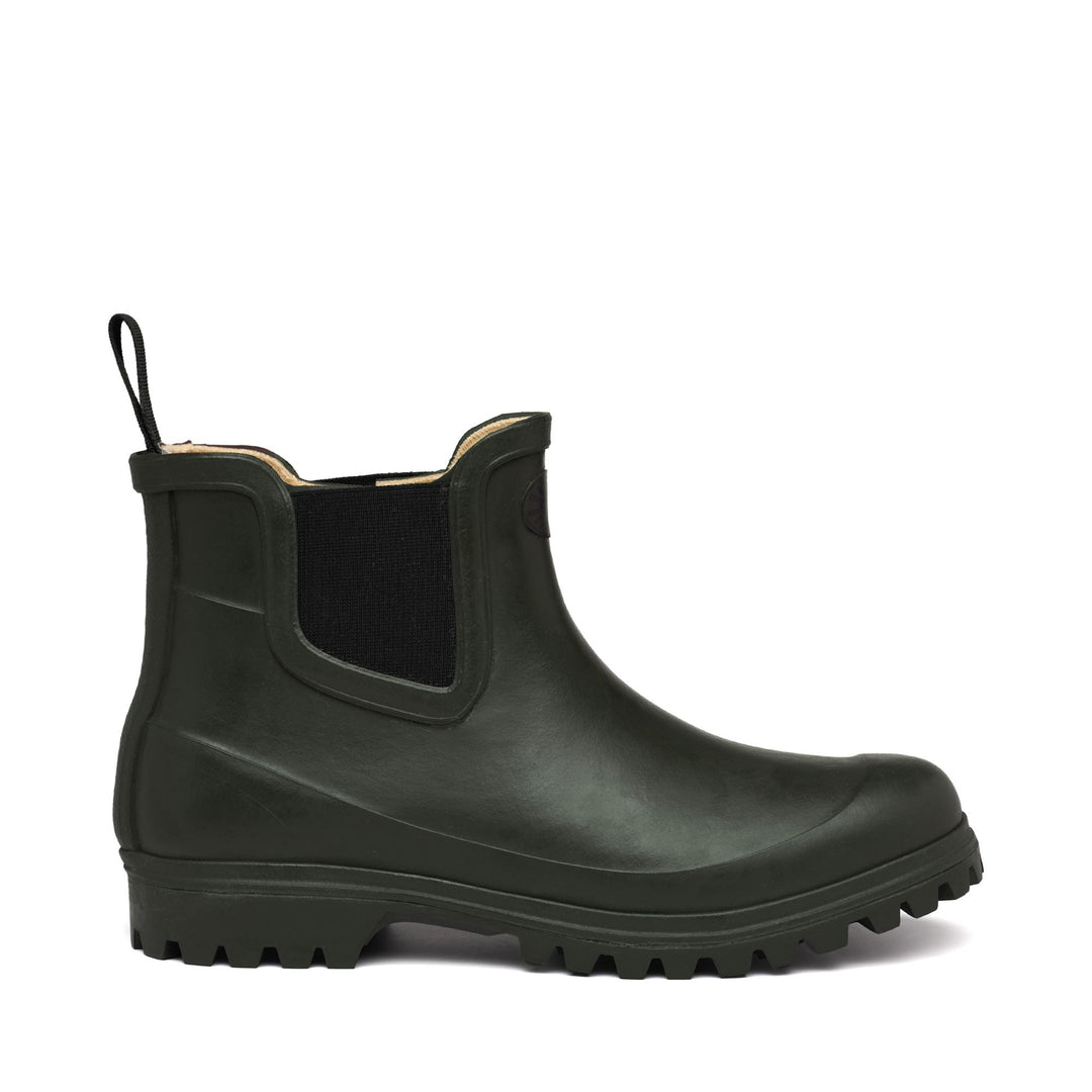 Mid Rubber Boots Woman Green Color 01