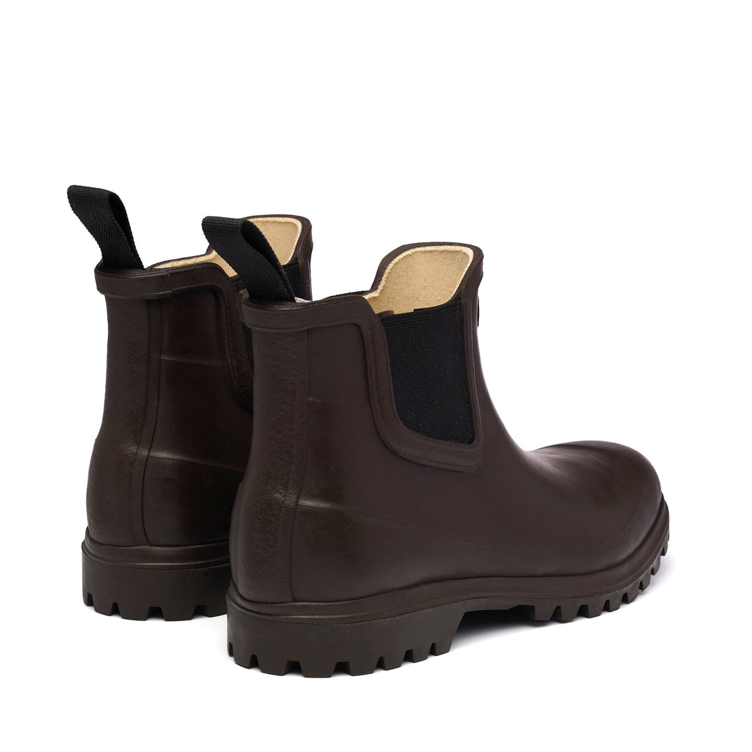 Mid Rubber Boots Woman Brown Color main