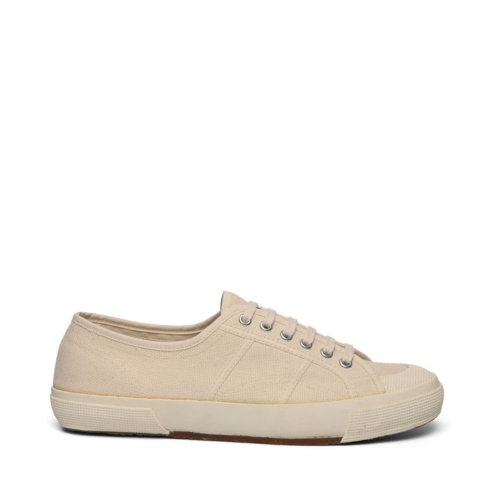 Unisex Beige Low Cut Sneakers with Cotton Upper 1