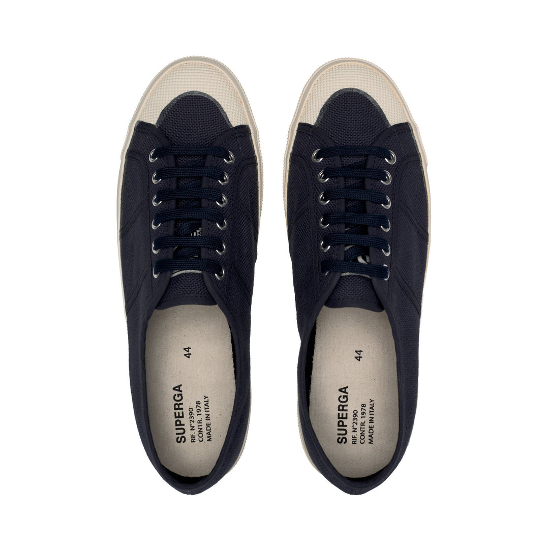 Unisex Blue Low Cut Sneakers with Cotton Upper main
