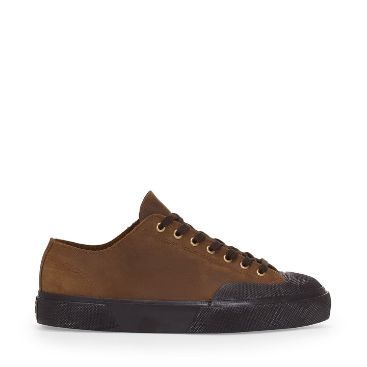 2432 WORKS CRAZY HORSE LEATHER - Turnschuhe - Tiefer Ausschnitt - Unisex - Brown Horse-Black 1