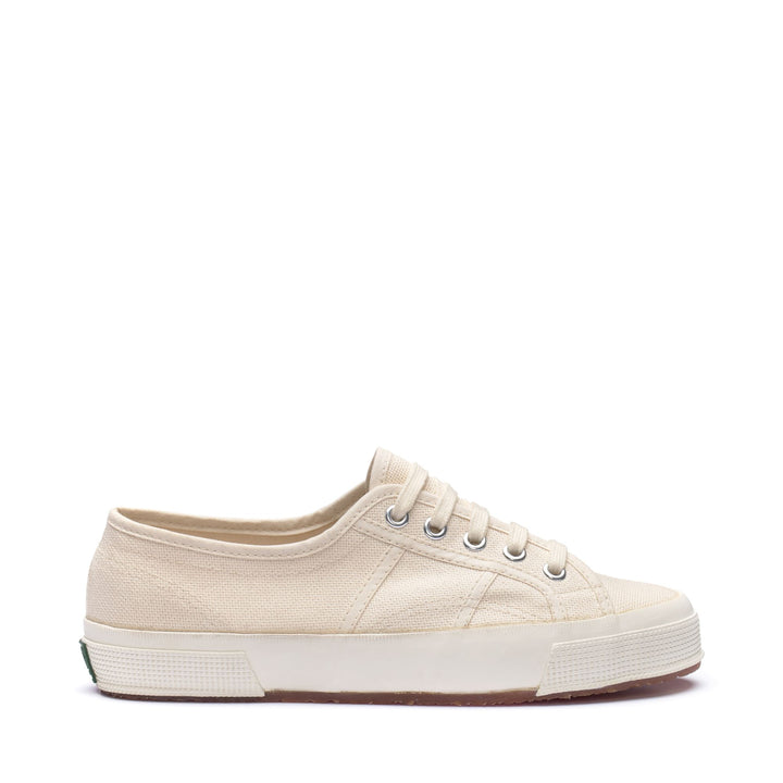 Unisex Beige Sneakers with Cotton Upper 1