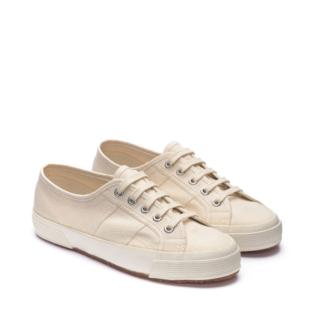 Unisex Beige Sneakers with Cotton Upper 02