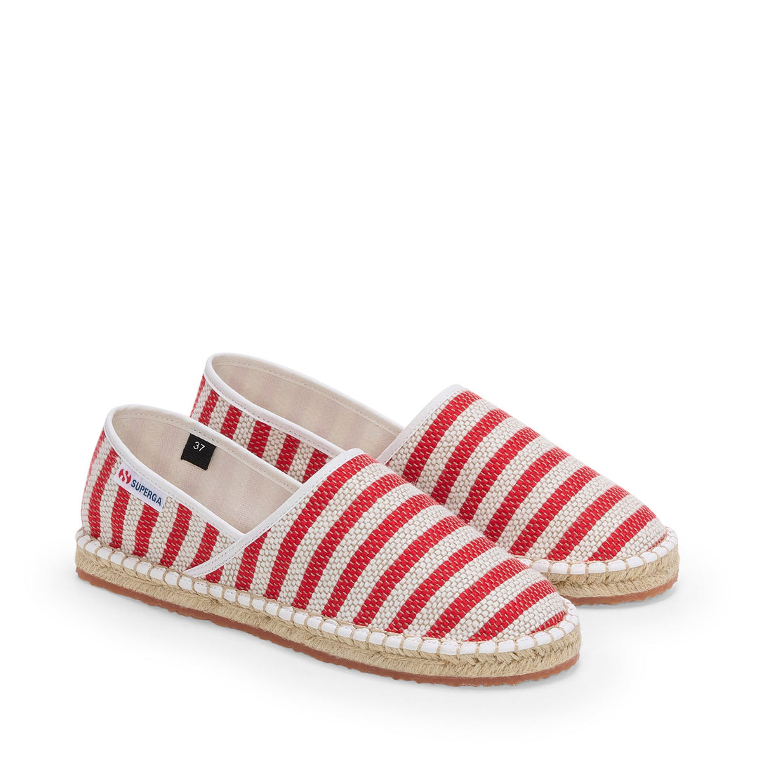 Unisex Red Espadrilles with Cotton Upper main