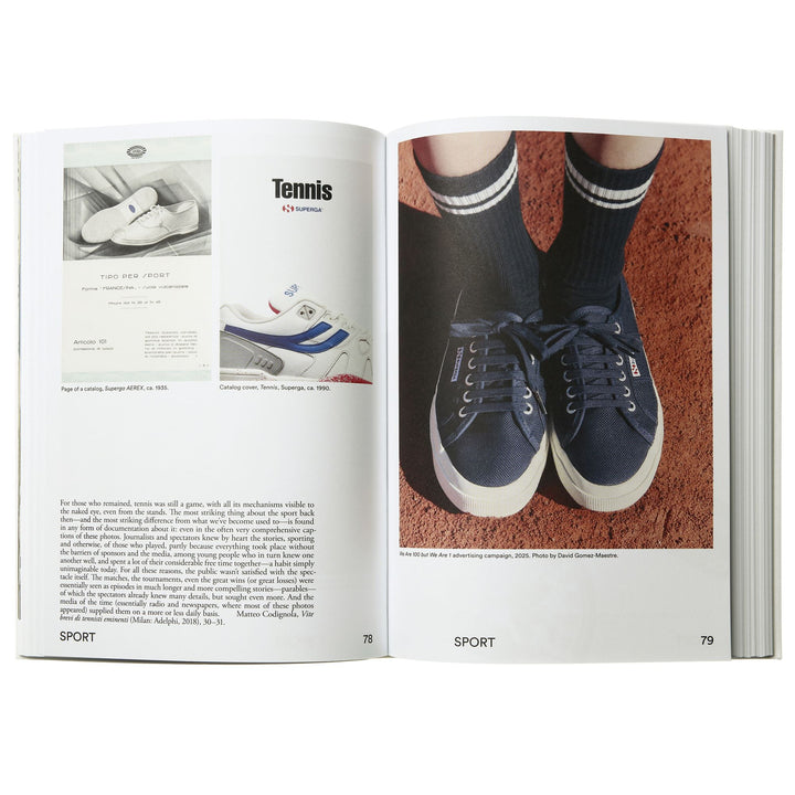 Unisex-Weißbuch über die italienische Modegeschichte von Superga 4
