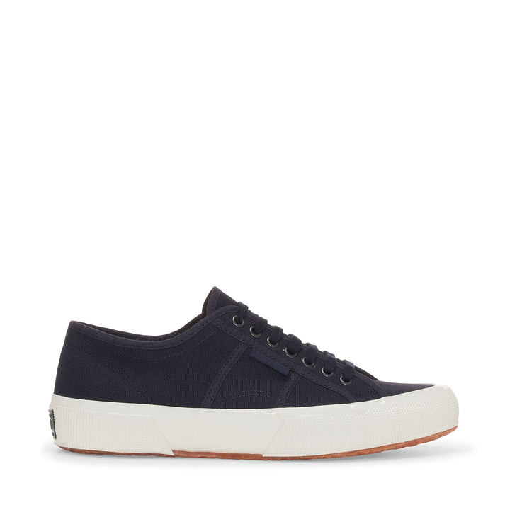 Zapatillas unisex de corte bajo en azul marino con parte superior de algodón 1