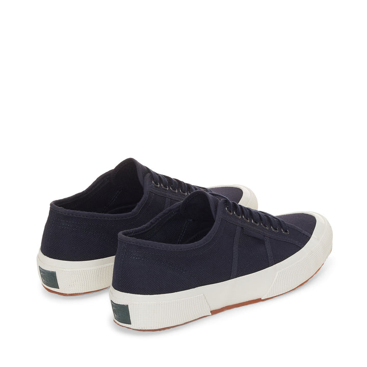 Zapatillas unisex de corte bajo en azul marino con parte superior de algodón 3