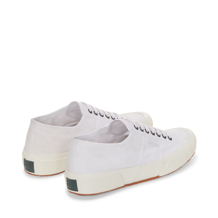 Unisex White Low Cut Sneakers with Cotton Upper 3