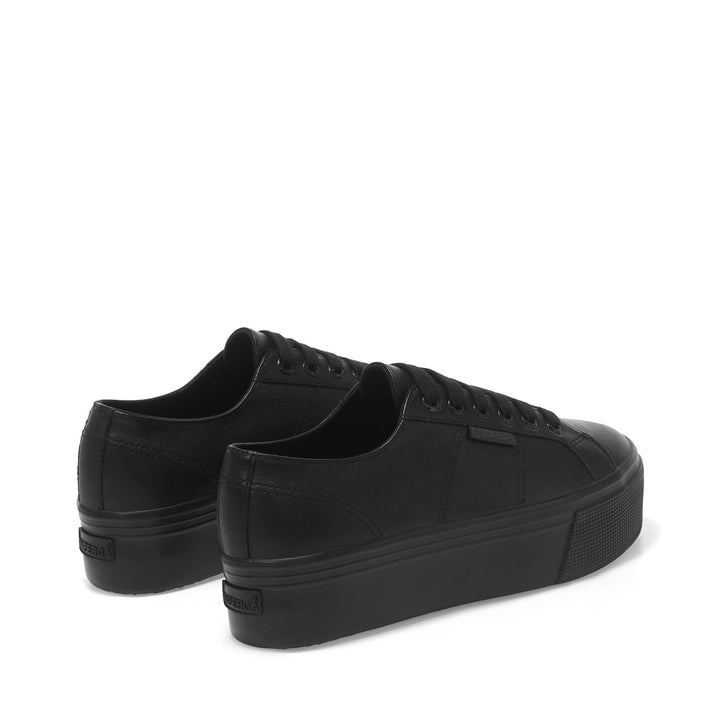 Wedge Sneakers Black with Nappa Upper 3
