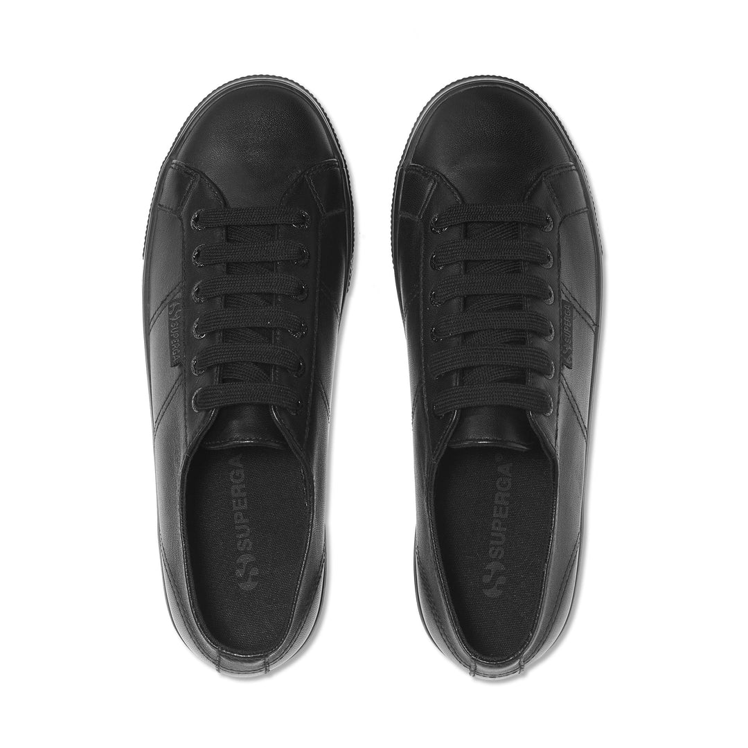 Wedge Sneakers Black with Nappa Upper main