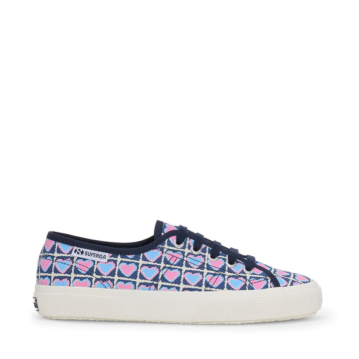Woman's Low Cut Sneakers Blue with Cotton Upper 1