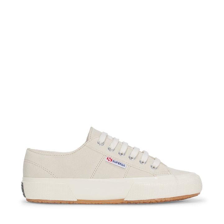 Unisex White Low Cut Sneakers with Suede Upper 1