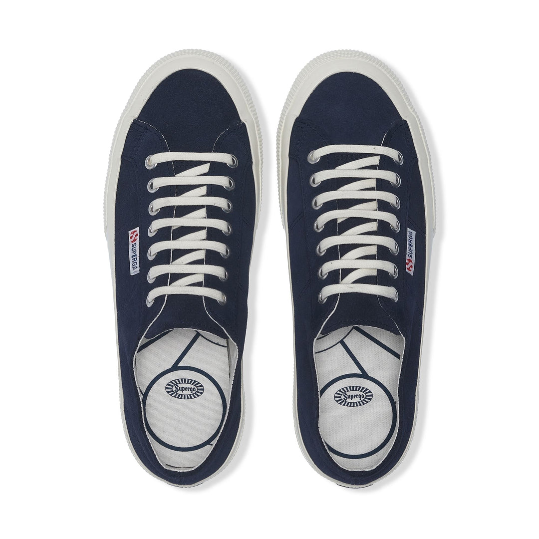 Unisex Blue Low Cut Sneakers with Suede Upper main