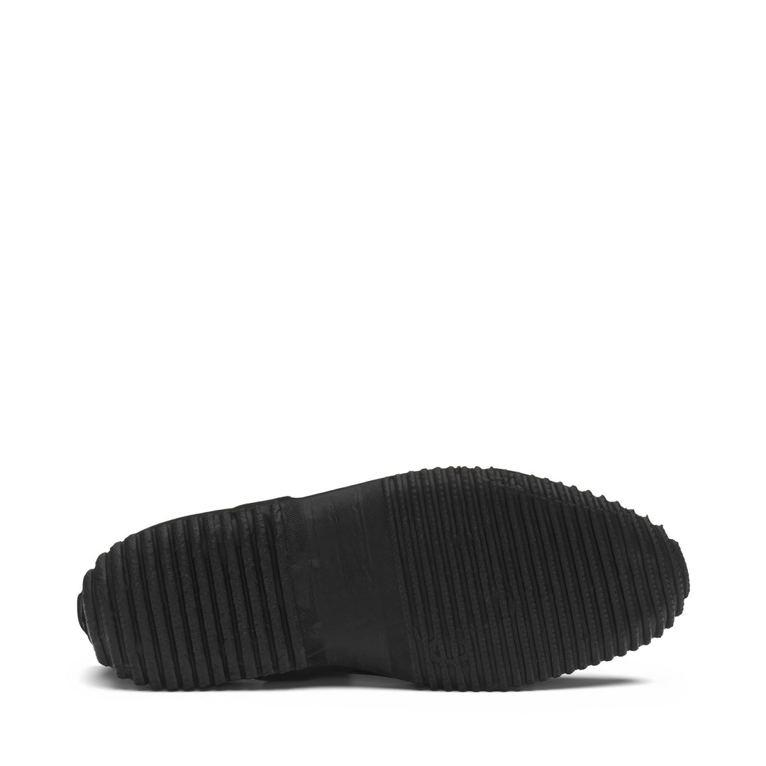 Woman's Black Rubber Ballerina with Cotton Lining main
