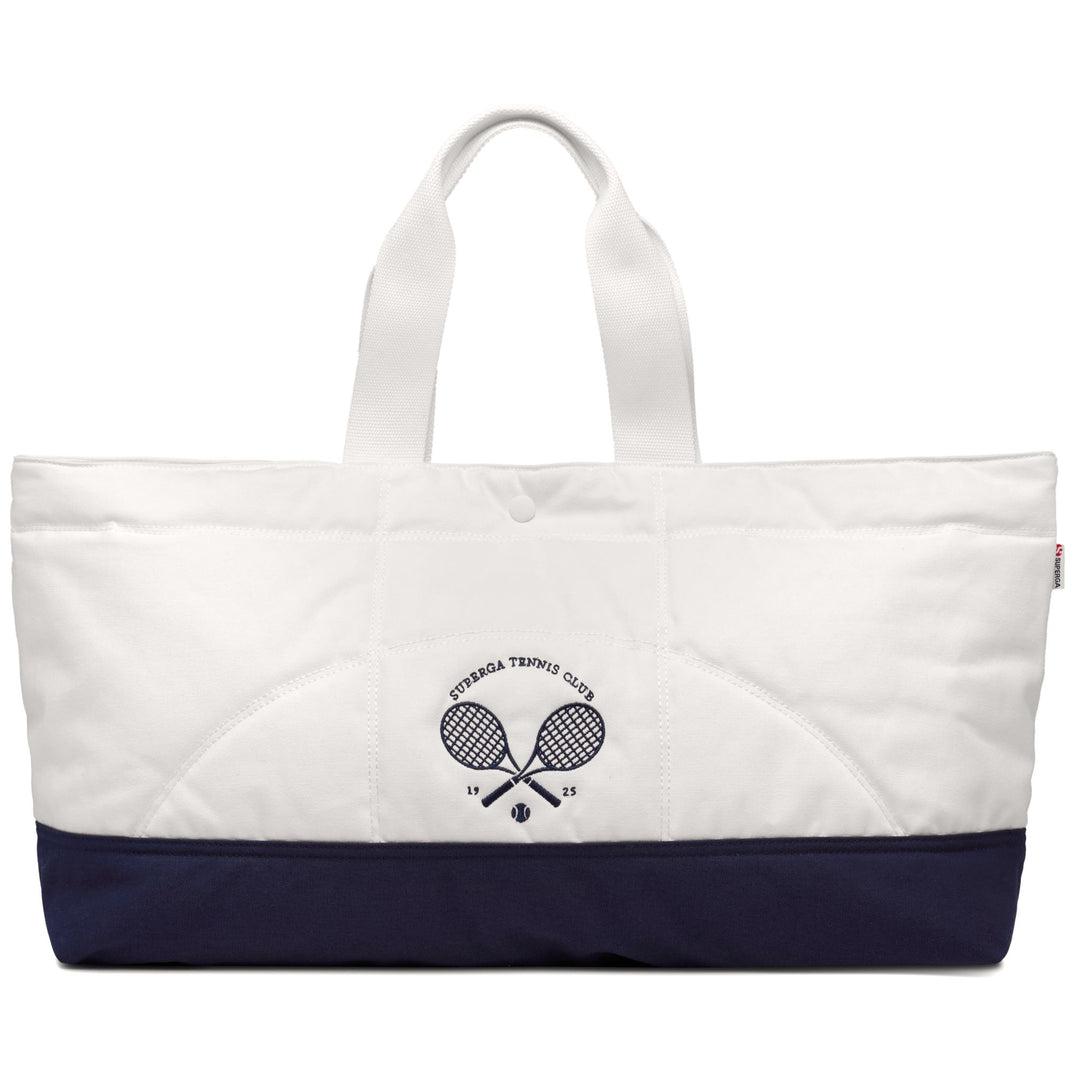 Unisex White Tote Bag with Waxed Cotton Canvas 01