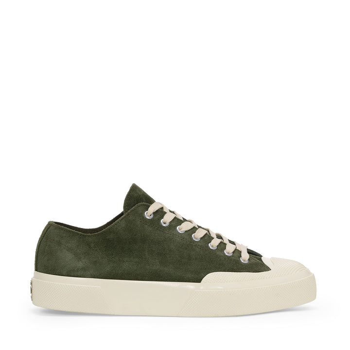2432 WORKS SUEDE FLESH OUT - Sneakers - Low Cut - Unisex - Green grass Dk-Off White 1