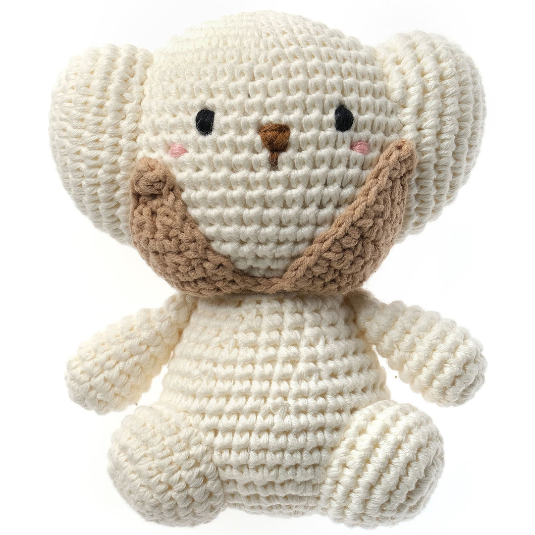 Unisex White Toy Accessories with Cotton Crochet 01