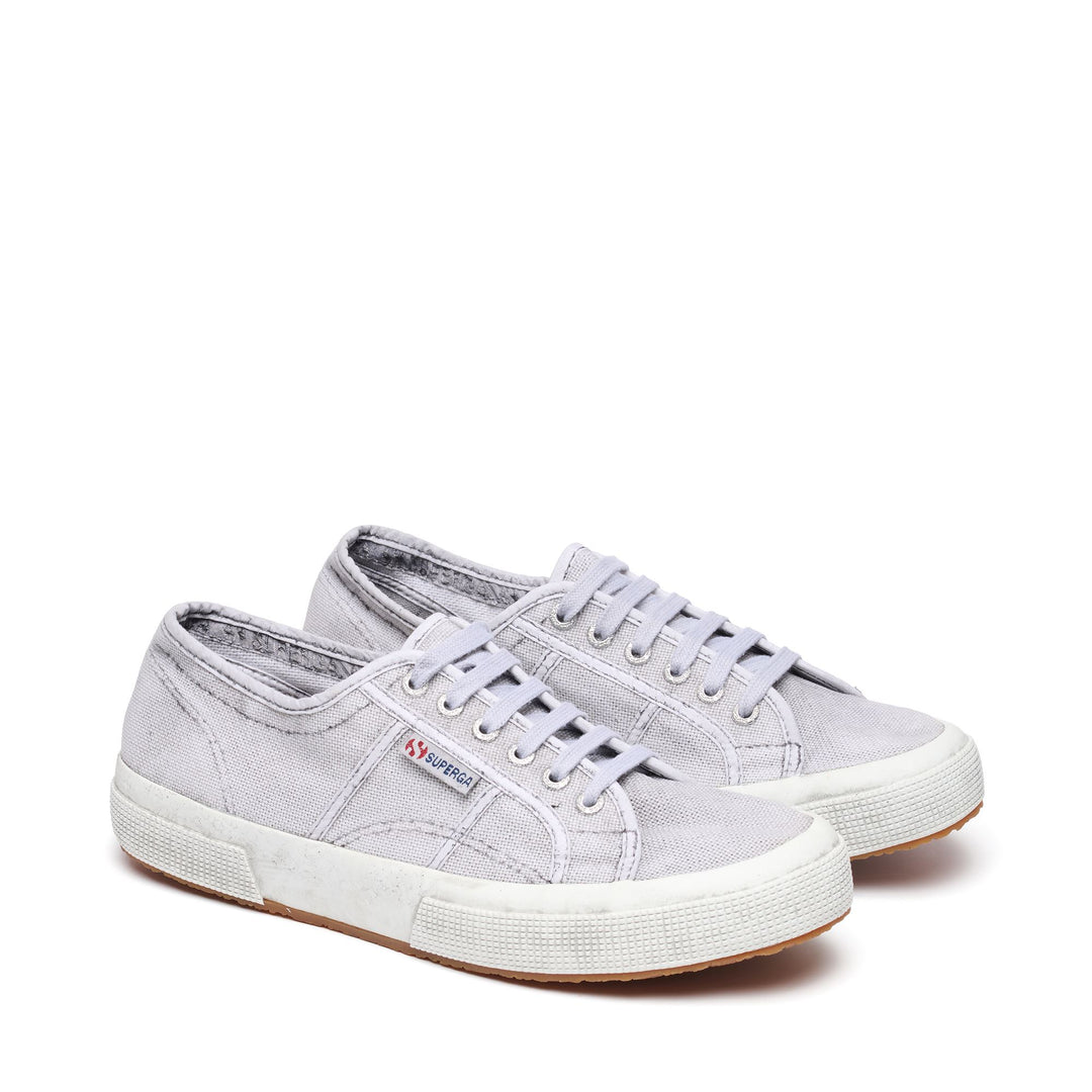 Baskets classiques unisexes grises avec tige en coton main