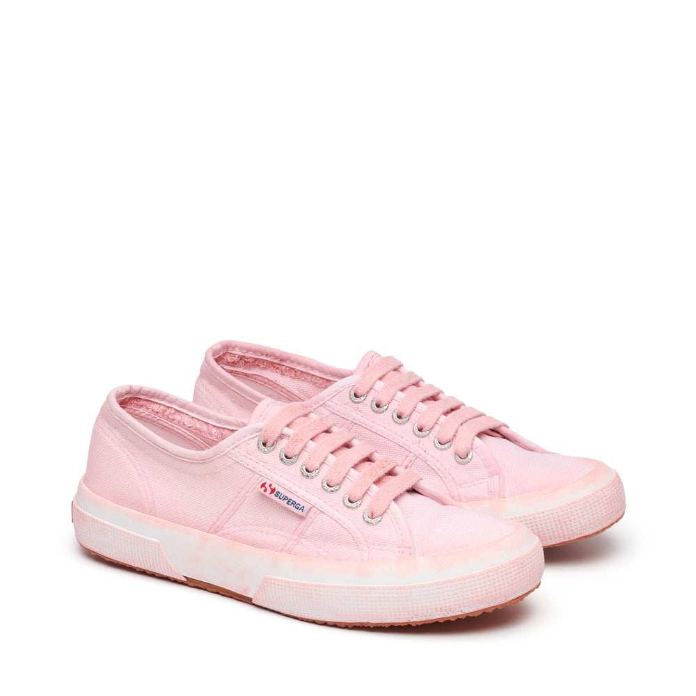 Unisex Pink Low Cut Sneakers with Cotton Upper 02