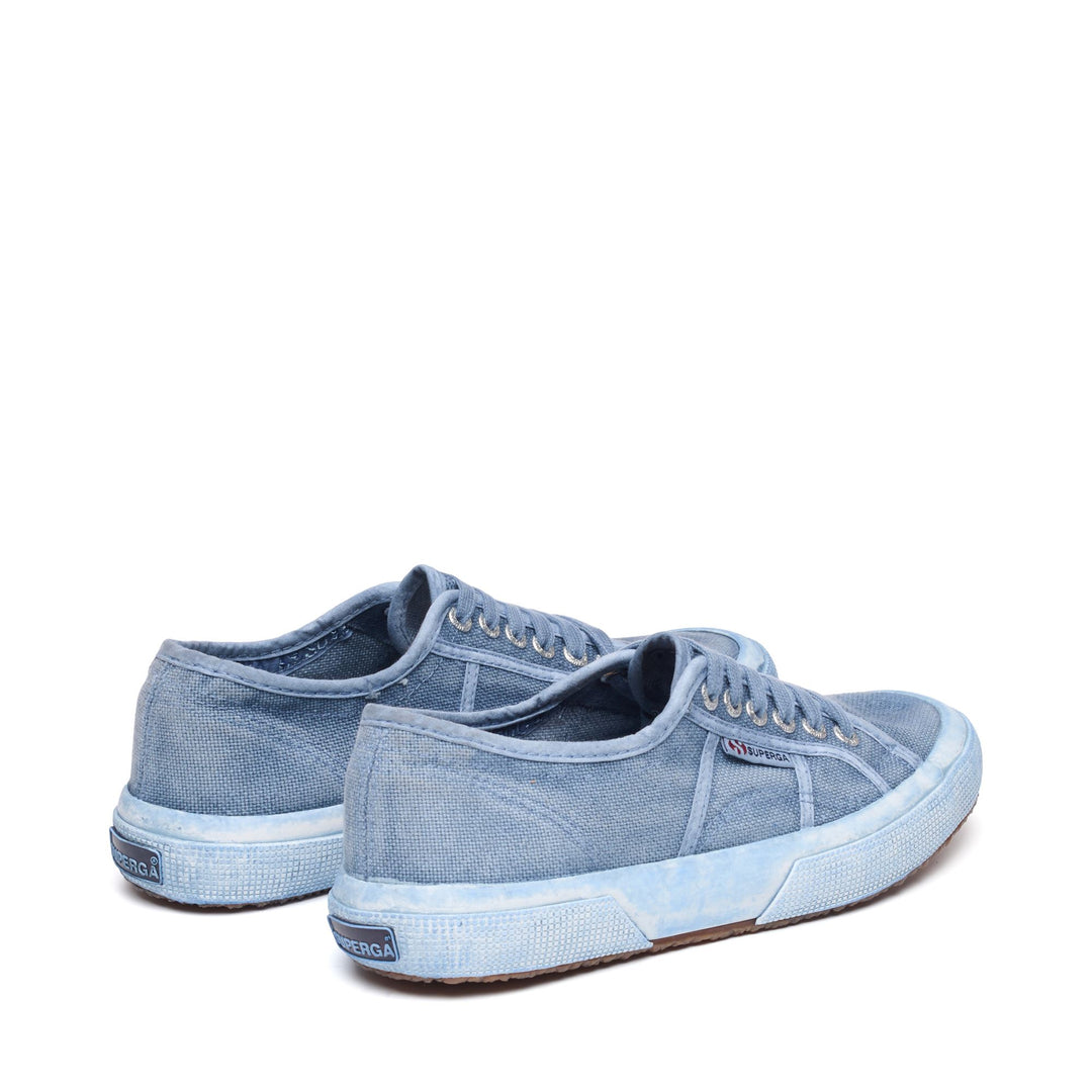 Baskets basses unisexes bleu marine avec tige en coton main