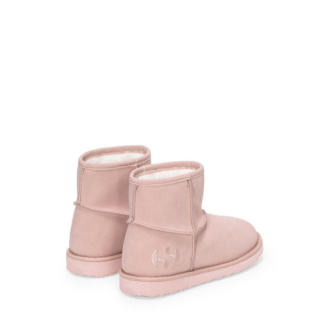Botas rosas hasta el tobillo para niños con parte superior de nobuk main