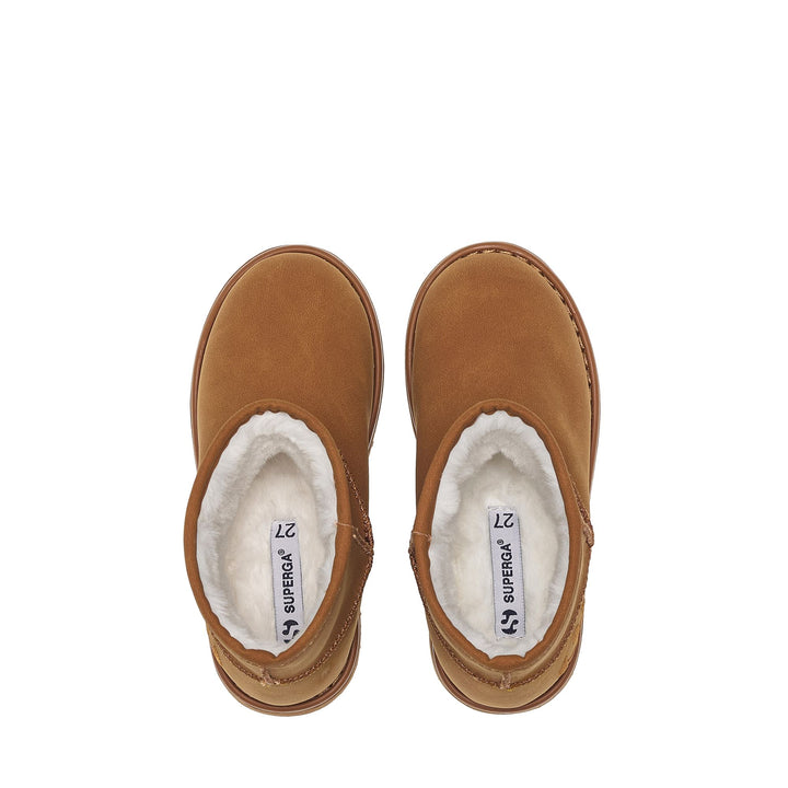 Botines Infantiles Unisex Color Marrón Miel 4