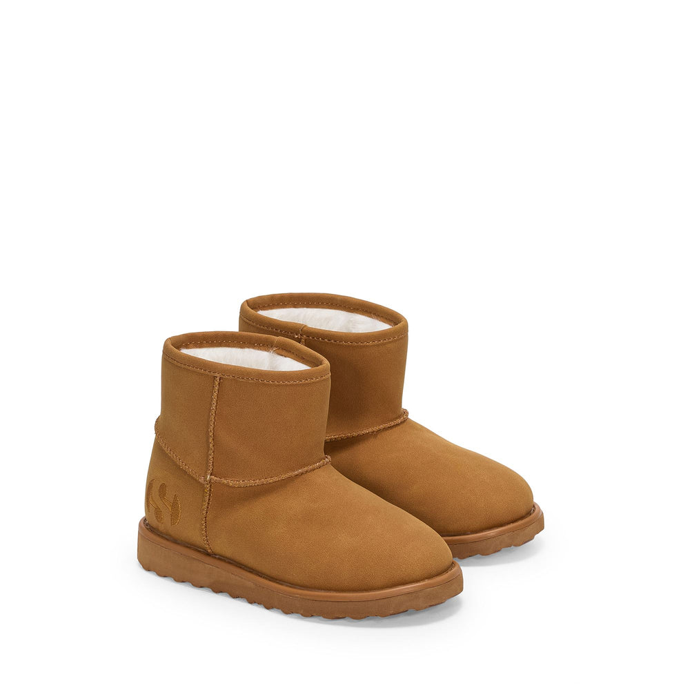Children's Ankle Boots Unisex Brown Honey Color 02