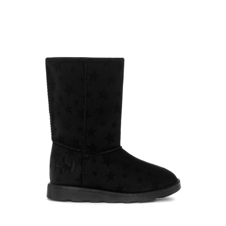 Girl's Ankle Boots Black with Microfibre Upper 1
