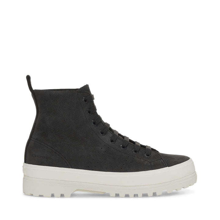 Schwarze Unisex-Stiefeletten mit Obermaterial aus Nubukleder 1