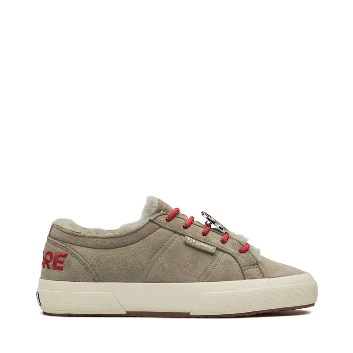 2750 SHEARLING - Le Superga - Tiefer Ausschnitt - Frau - Grey Glacier-FOff White 1