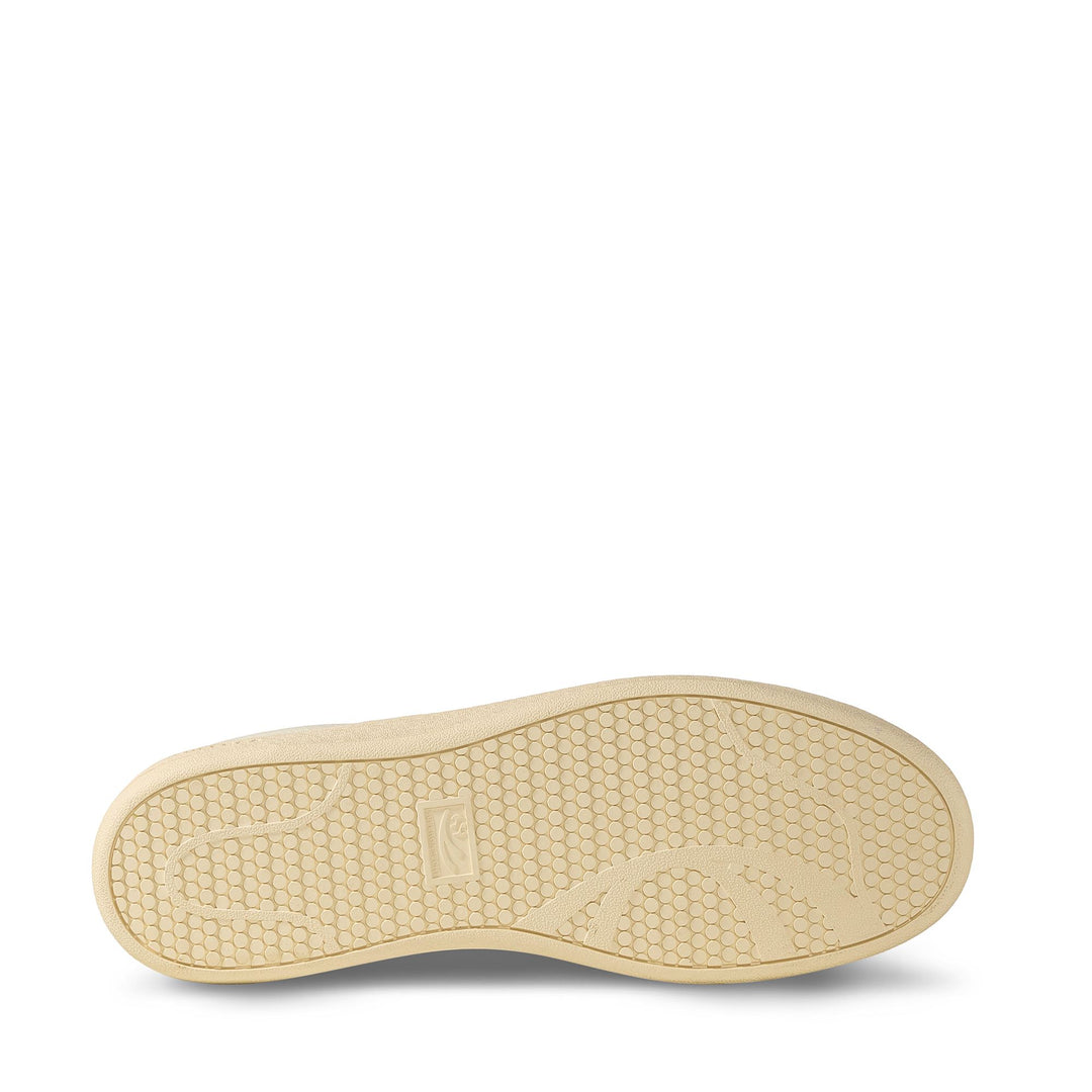 Unisex White Low Cut Sneakers with Leather Upper main