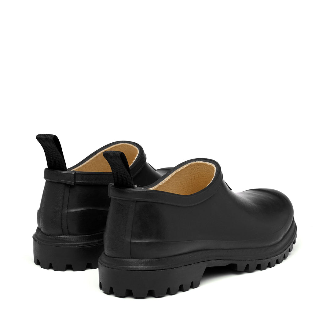 Unisex Low Cut Gummistiefel in Schwarz mit Baumwollfutter main
