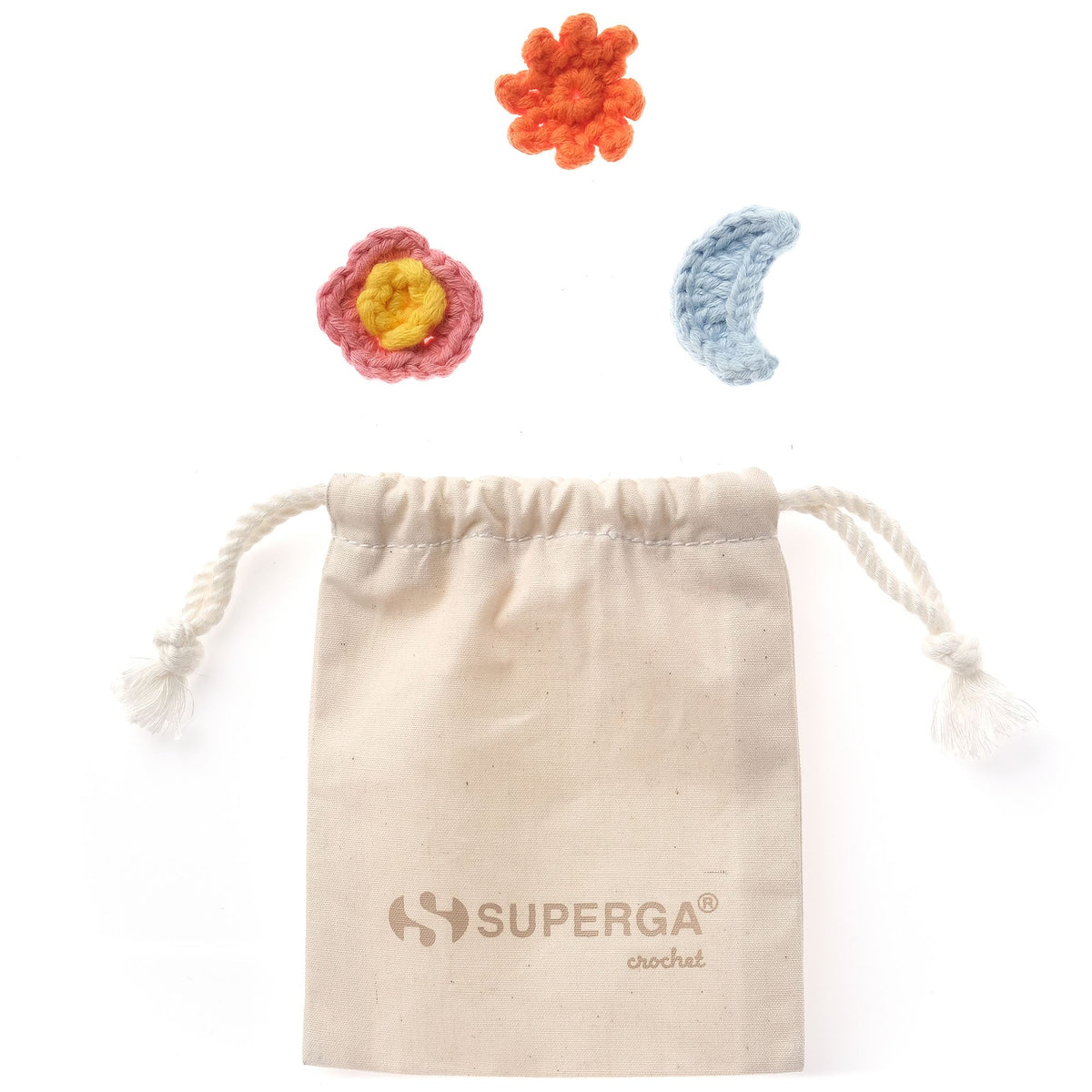 CROCHET PIN SUMMER SET - Piccoli Accessori - Charms per lacci delle scarpe - Donna - Orange-Pink-Azure