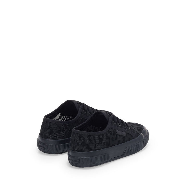 Baskets basses noires pour fille avec empeigne en mesh 3