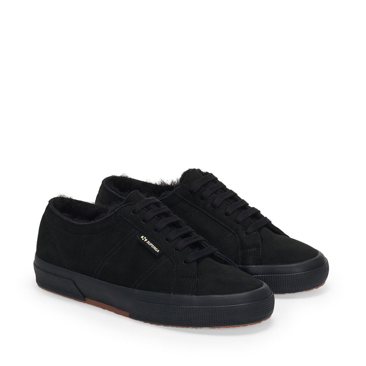 2750 SHEARLING - Le Superga - Escote Bajo - Mujer - Full Black-Black 2