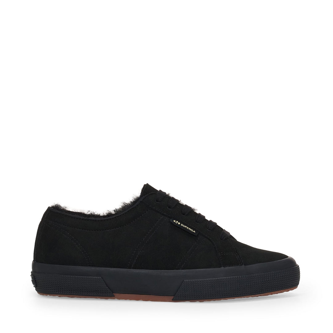 2750 SHEARLING - Le Superga - Low Cut - Woman - Full Black-Black 01