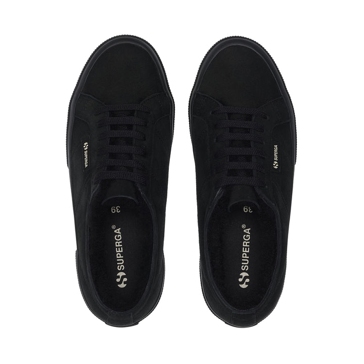 2750 SHEARLING - Le Superga - Escote Bajo - Mujer - Full Black-Black 4