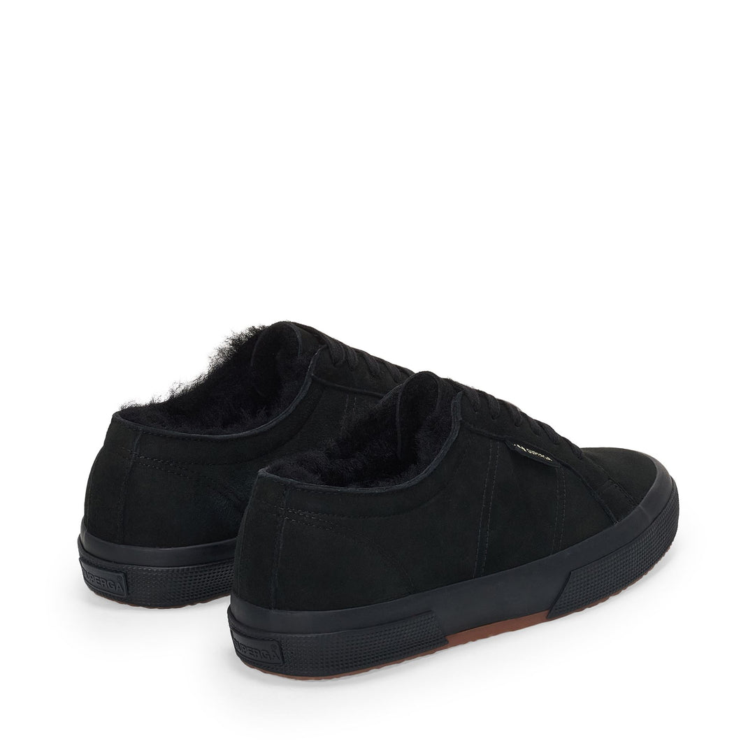 2750 SHEARLING - Le Superga - Escote Bajo - Mujer - Full Black-Black main