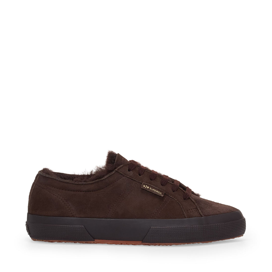 2750 SHEARLING - Le Superga - Low Cut - Woman - Full Dk Chocolate-Brown Java 01