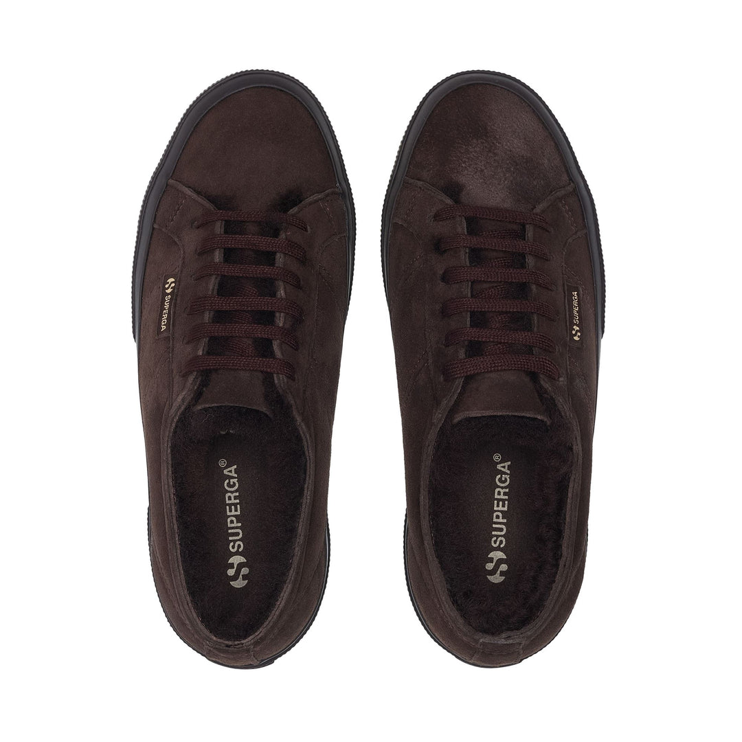 2750 SHEARLING - Le Superga - Escote Bajo - Mujer - Full Dk Chocolate-Brown Java main
