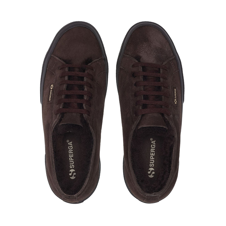 2750 SHEARLING - Le Superga - Escote Bajo - Mujer - Full Dk Chocolate-Brown Java 4