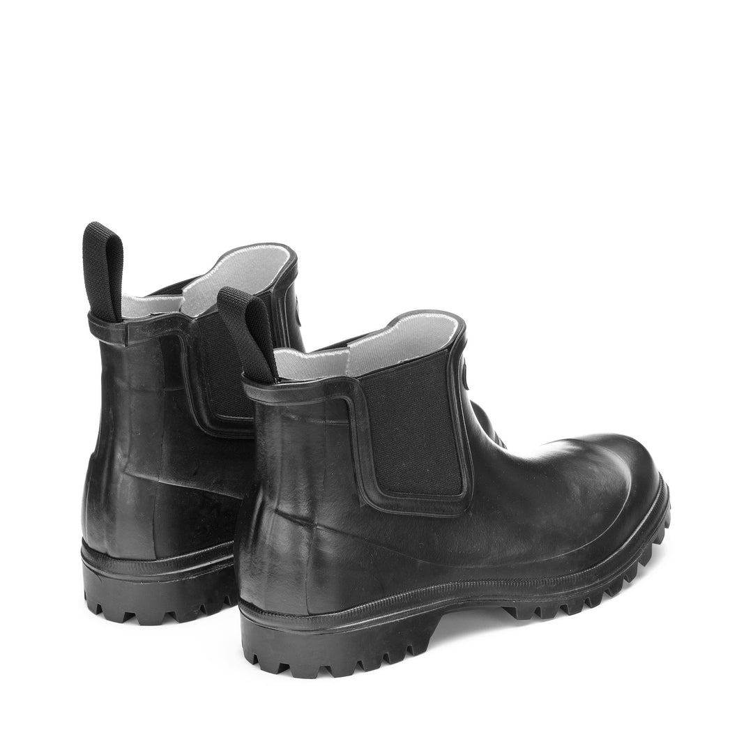 Mid Cut Unisex Rubber Boots Black Color main