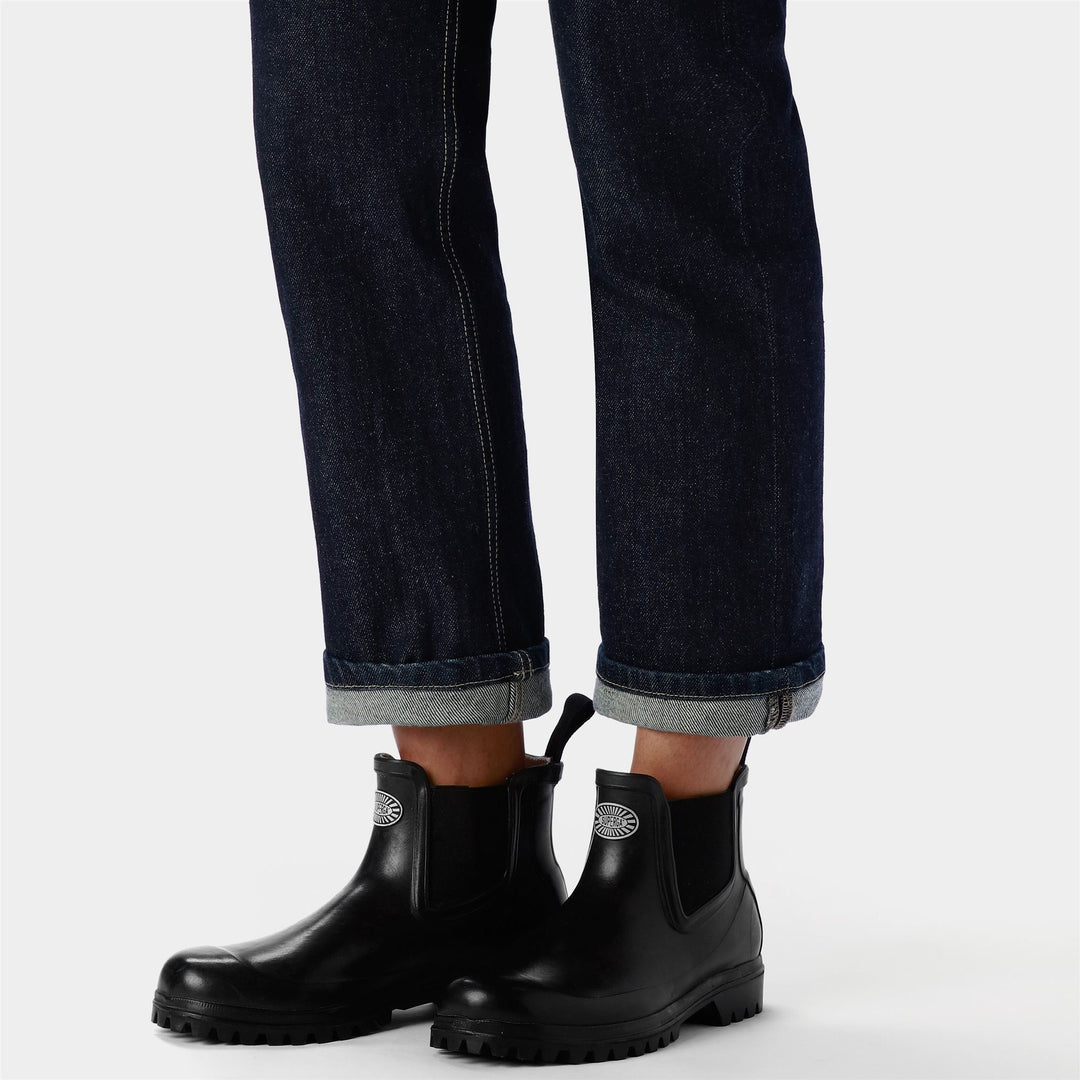 Mid Cut Unisex Rubber Boots Black Color main