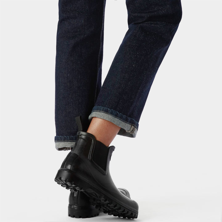 Mid Cut Unisex Rubber Boots Black Color 7