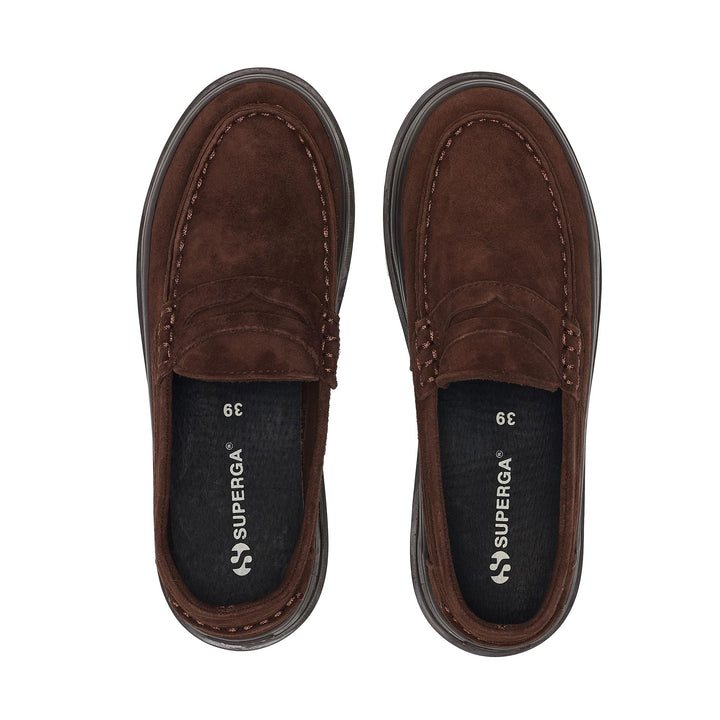 3110 MOCASSINO SUEDE - Moc - Low Cut - Woman - Total Dk Chocolate 4